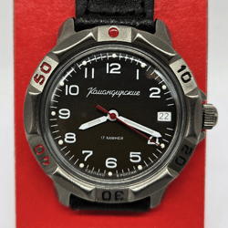 Vostok Komandirskie 81688B Anti-glare Green Brand New Titanium Plated men's mechanical watch
