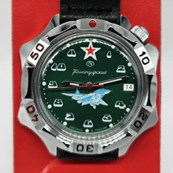 Vostok Komandirskie Generalskie Air Force MIG 2414 531124 Brand New men's mechanical watch