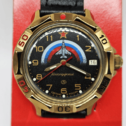Vostok Komandirskie 2414 Fighter Aircraft MIG 819608 Brand new Men's mechanical watch