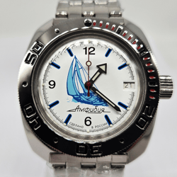 Vostok Amphibia 2416 Sailboat 200M 710615 Brand New men's mechanical automatic watch