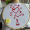 DIY gift Valentine's day cross stitch pattern