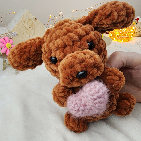 plush crochet dog pattern
