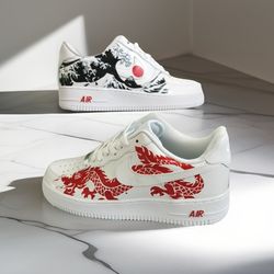 custom sneakers AF1 unisex white luxury inspire customization casual shoes handpainted personalized gifts one of a kind