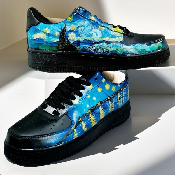 custom-sneakers-nike-air-force- man-shoes-Van Gogh-wearable-art-sneakerhead 3.jpg