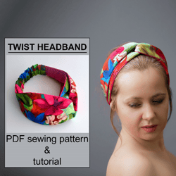 How to make headbands - diy Gucci headband for women sewing tutorial