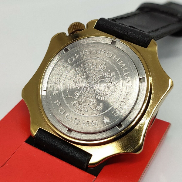 Gold-mechanical-watch-Vostok-Komandirskie-539792-back-5