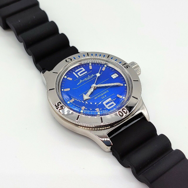 men's-mechanical-automatic-watch-Vostok-Amphibia-2416-Blue-200M-120696-3