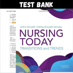 Latest 2023 Nursing Today: Transition and Trends 11th Edition by JoAnn Zerwekh Test Bank | All Chapters Included