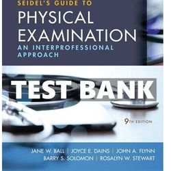 Seidel's Guide to Physical Examination 9th Edition Ball