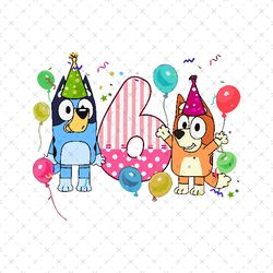 Bluey Birthday PNG, Birthday Girl Png, Bluey Png, Bluey Png File