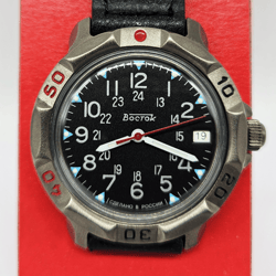 Vostok Komandirskie 2414 816783 New Titanium Plated men's mechanical watch