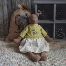 Squirrel Soft Toy Squirrel Handmade Doll Interior Toy Children's Room Decor Birthday Gift For Daughter Sister Wife Girl