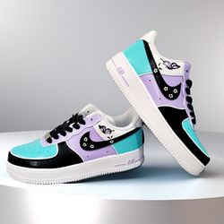 unisex custom shoes white black luxury inspire fashion sneakers air force 1 boots personalized gift design wearable art