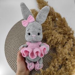 Bunny Toy for kids, Crochet toys, Stuffed toys