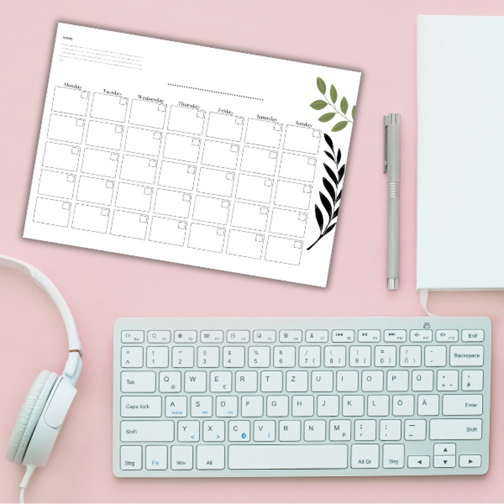 calendar green leaves mockup .png