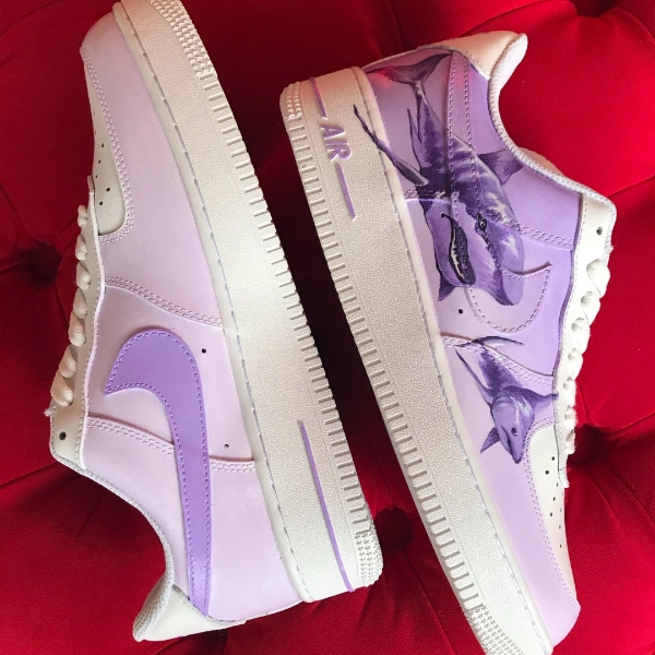 custom fashion shoes nike air force 1 inspire buty luxury sneakers  customisation shark personalized gift wearable art 7.jpg