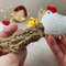 Effortless no-sew crochet chicken: ideal for home decor, keychain, or stylish bag accessory.