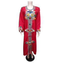Red dress from the Moroccan Amazigh tradition