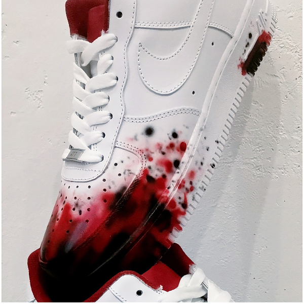 custom- shoes- nike- air- force- unisex- sneakers- white- black- art  6.jpg