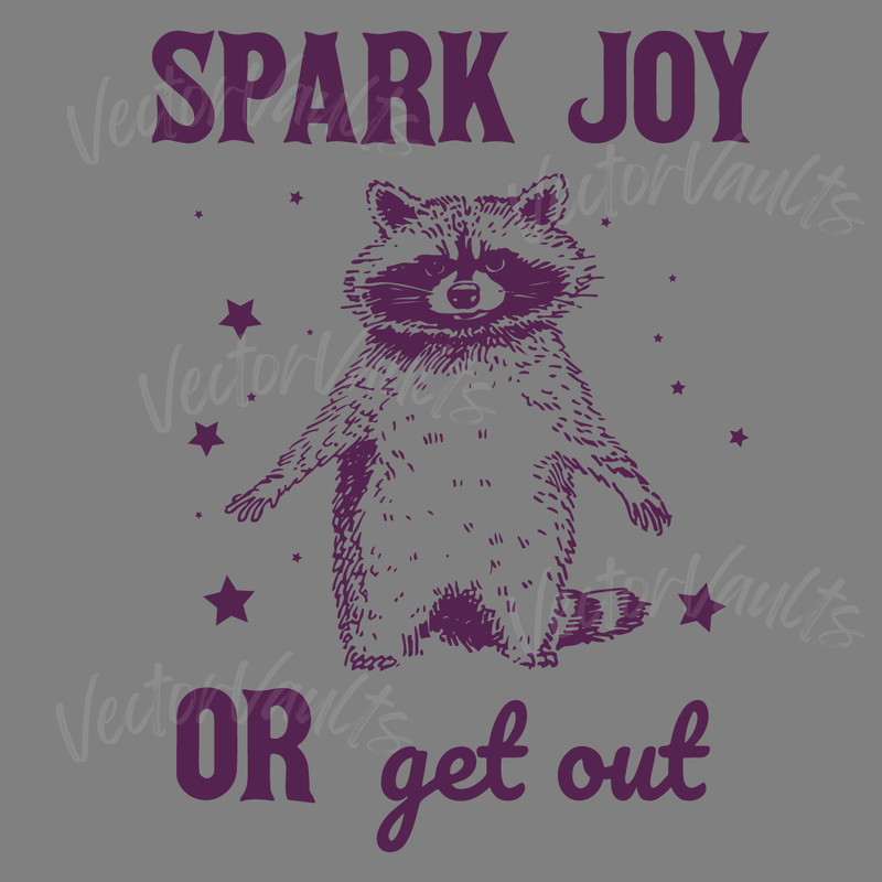 Spark-Joy-Or-Get-Out-Vintage-Retro-90s-Raccoon-SVG-20240604015.png