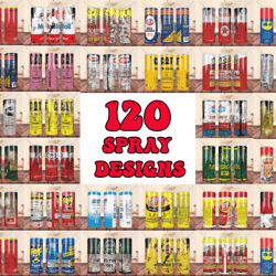 Spray bundle 20oz tumbler Sublimation Templates , 120 design Skinny Straight Tapered tumbler Wrap , digital download