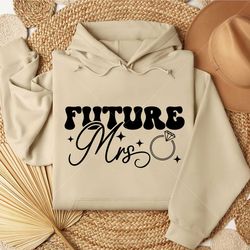 future mrs svg - retro diamond bride png