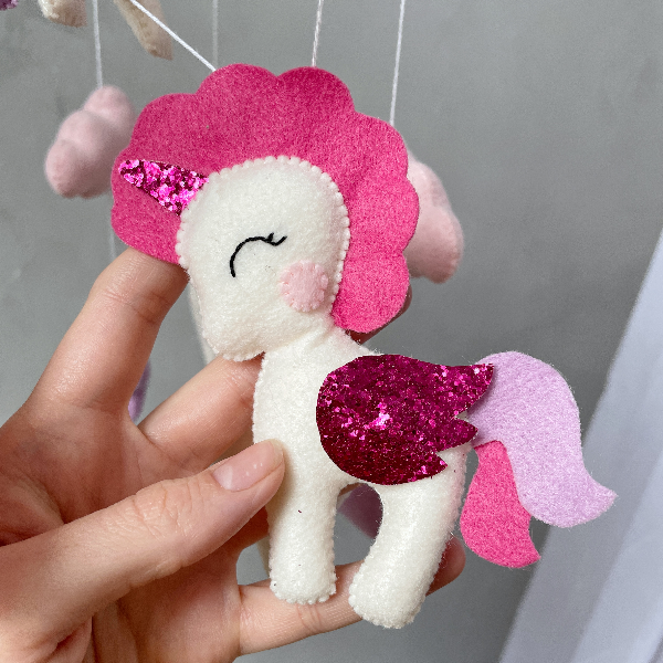Pink-unicorn-crib-mobile