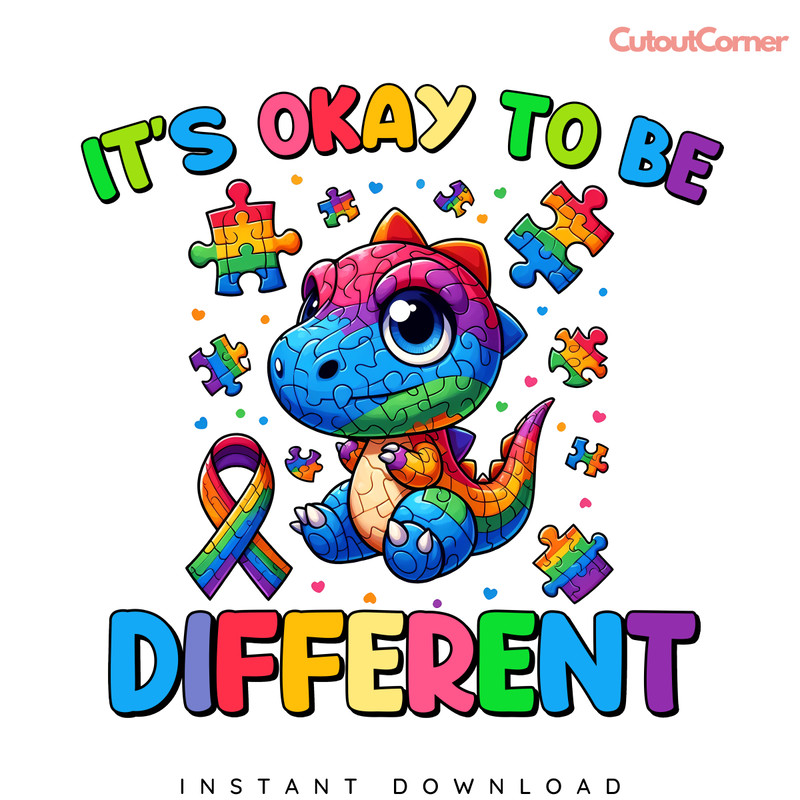 Its-Okay-To-Be-Different-Dinosaur-Cartoon-PNG-P2304241025.png