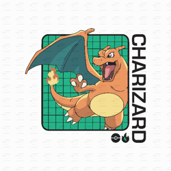 Charizard Svg, Charizard Png, Pokemon Vector,  Charizard Silhouette, Pokemon Svg, Pokemon Png