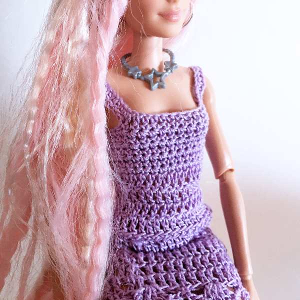 Elegant Barbie doll outfit