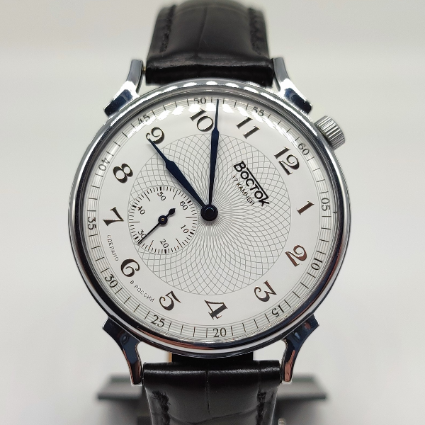 Classic-mechanical-watch-Vostok-Prestige-blue-hands-581096-4
