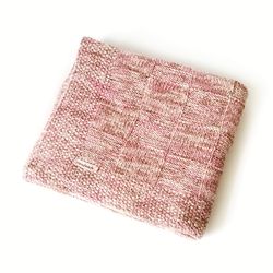 Hand-Knit Cotton Baby Blanket for Newborns - Soft and Cozy. Perfect Gift for Baby Showers. Unique Handmade Creation.