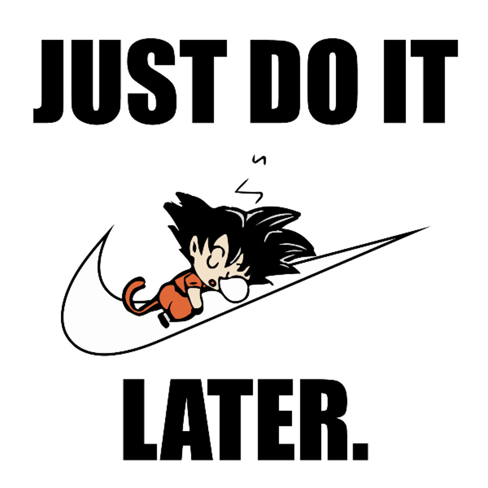 Nike Just Do It Songoku Later Svg, Nike Disney Svg, Nike Logo Svg, Fashion Logo Svg, File Cut Digital Download .png