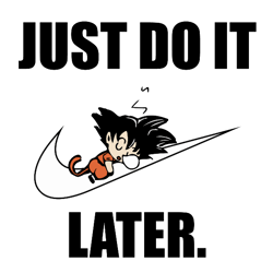 nike just do it songoku later svg, nike disney svg, nike logo svg, fashion logo svg, file cut digital download