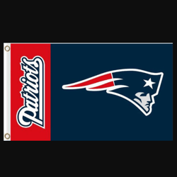 New England Patriots Flag 3x5ft - Banner Man-Cave Garage
