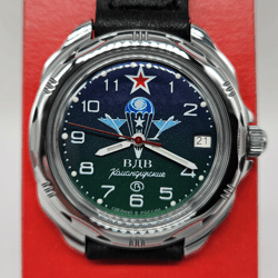 Vostok Komandirskie 2414 VDV Airborne Forces 211818 Brand new Men's mechanical watch
