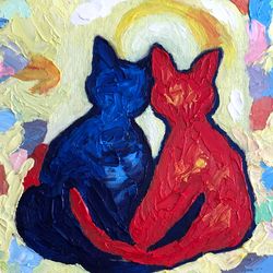 Abstraction cats spring