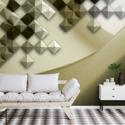Abstract 3D Wallpaper Art Wall