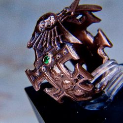 Pure Copper Ordo Malleus Inquisition Symbol Ring from Warhammer world
