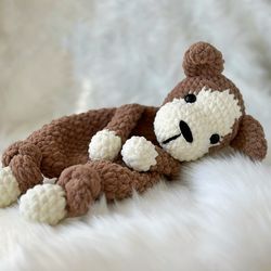 PUPPY Lovey Crochet Pattern, Crochet Dog PATTERN, Crochet Dog Snuggler, Lovey toy patterns, PDF Easy Crochet Pattern