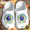 Autism Awareness Day Among It's Ok To Be A Different Puzzle Pieces Crocs Crocband Clog Shoes.jpg