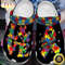 Autism Awareness Day Love Autism Butterfly And Ribbon Puzzle Pieces Crocs Crocband Clog Shoes.jpg