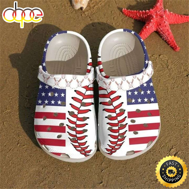 Baseball American Crocs Crocband Clogs.jpg