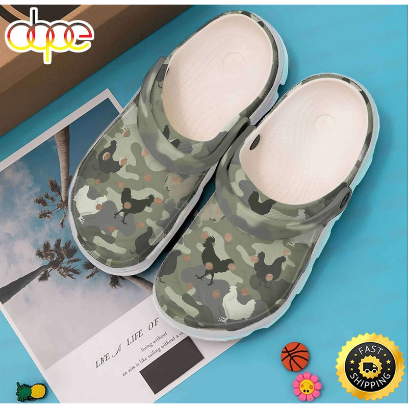 Chicken Funny Camo Crocs Crocband Clogs.jpg
