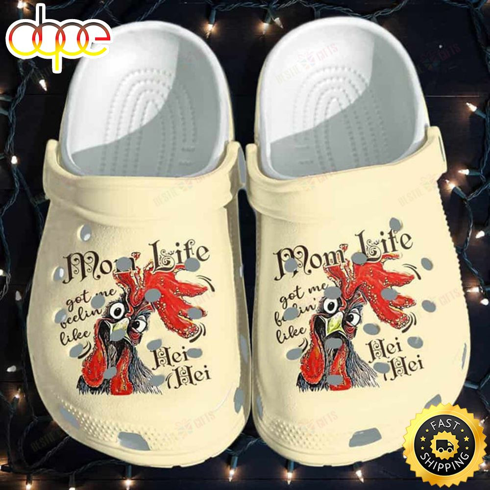 Chicken Mom Life Crocs Classic Clogs Shoes.jpg