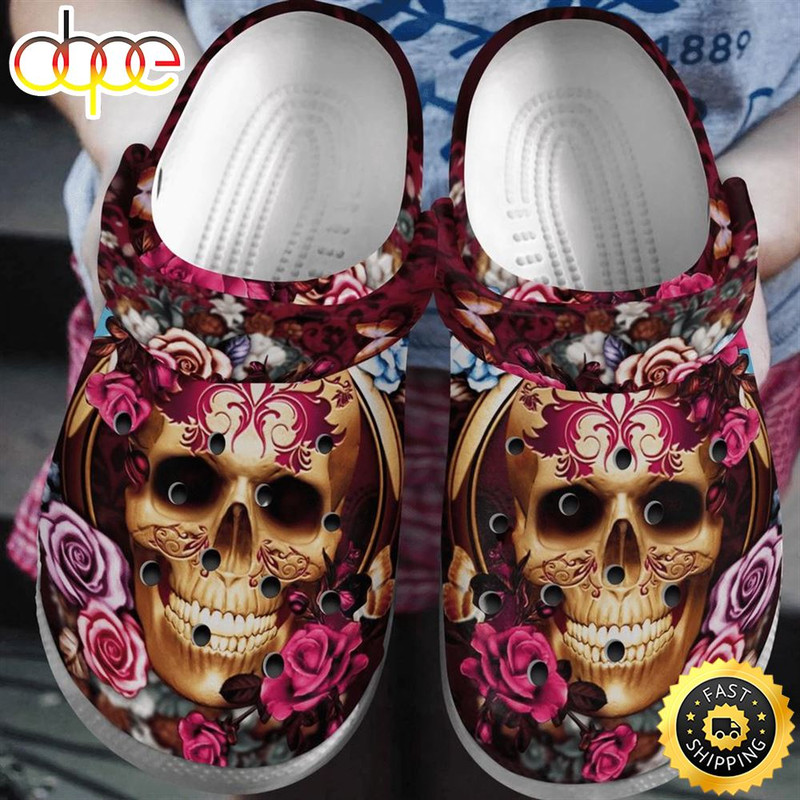 Fashion Style Print 3D Mysterious Skull For Women.jpg