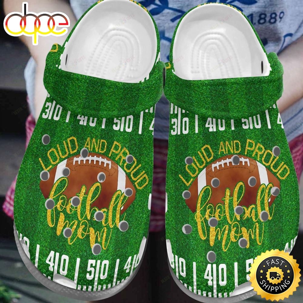Football Crocs Classic Clog Proud Football Mom Shoes Crocs.jpg