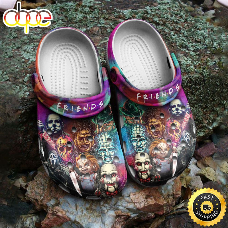 Friends Horror Movies Halloween Crocs Classic Shoes.jpg
