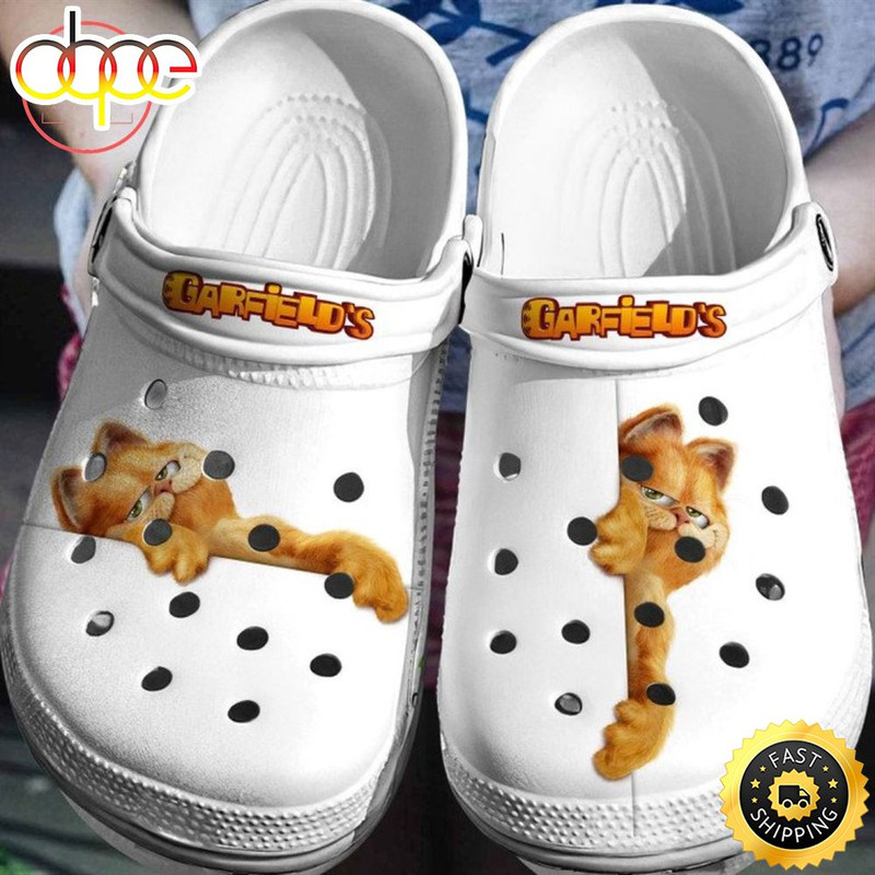 Funny Disney Movie Garfield Disney Crocs Clog Shoes.jpg