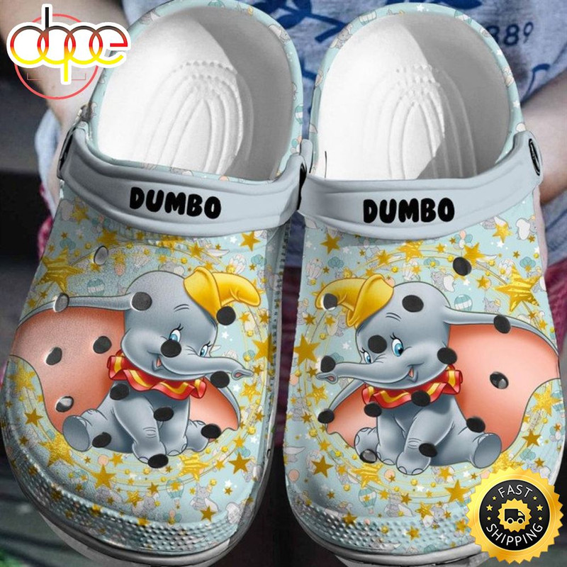 Funny Dumbo Disney Crocs Clog Shoes.jpg